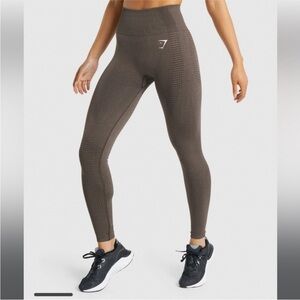 Gymshark Vital Seamless 2.0 Leggings in Brown Marl